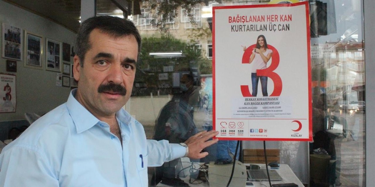 Annesini Kanserden Kaybeden Mehmet Çetin, Hayatını Kan Bağışına Adadı