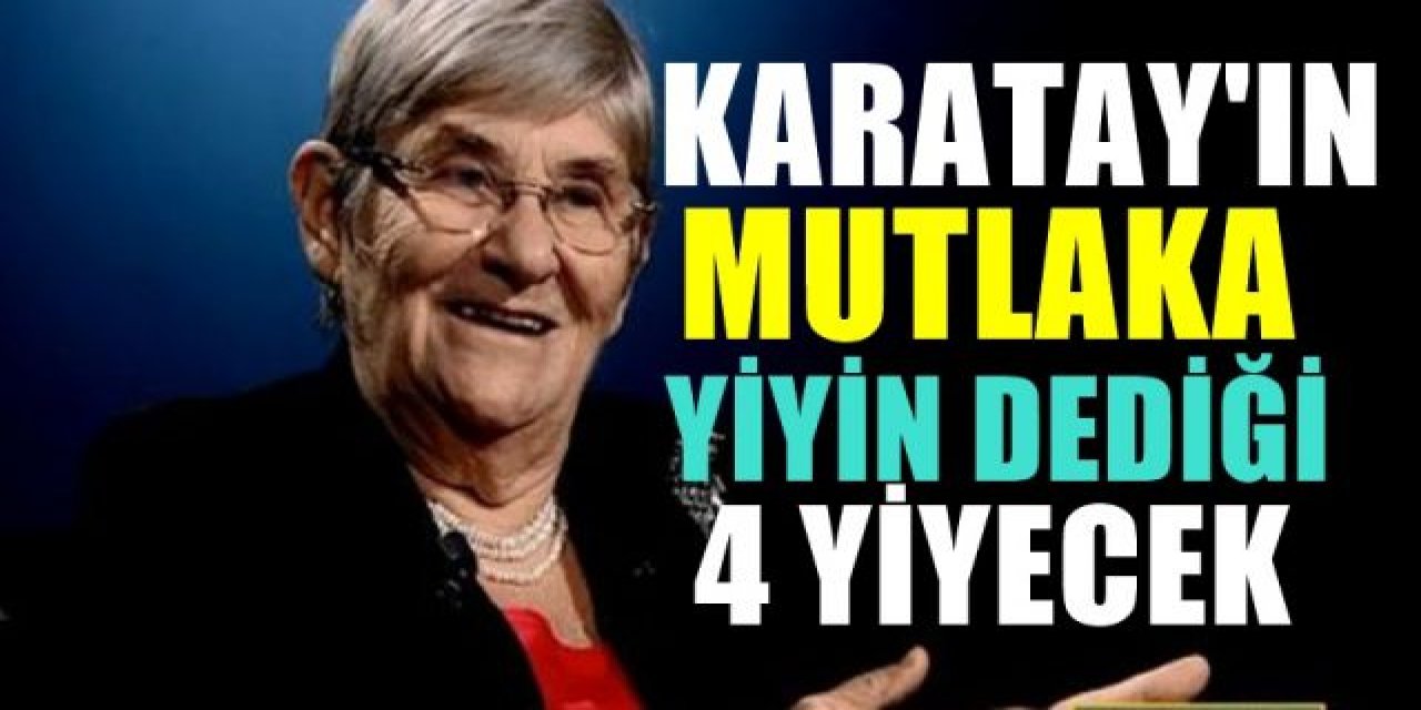 Canan Karatay'ın Önermiş olduğu Dünyanın En Sağlıklı 4 Yiyeceği