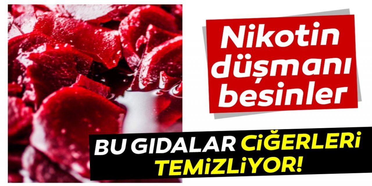 Vücuttaki Nikotini temizleyip ciğerleri ter temiz yapan besinler