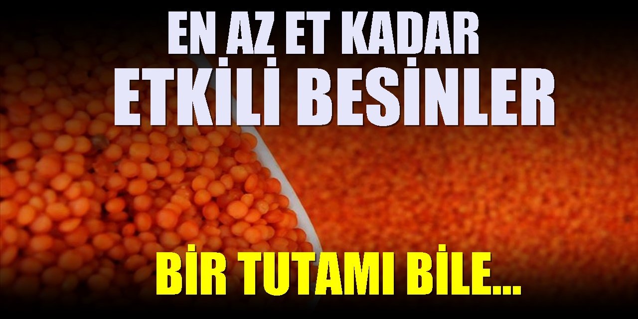 Et Alamıyorum Diyorsanız İşte Kırmızı Et Yerine Geçen Yiyecekler