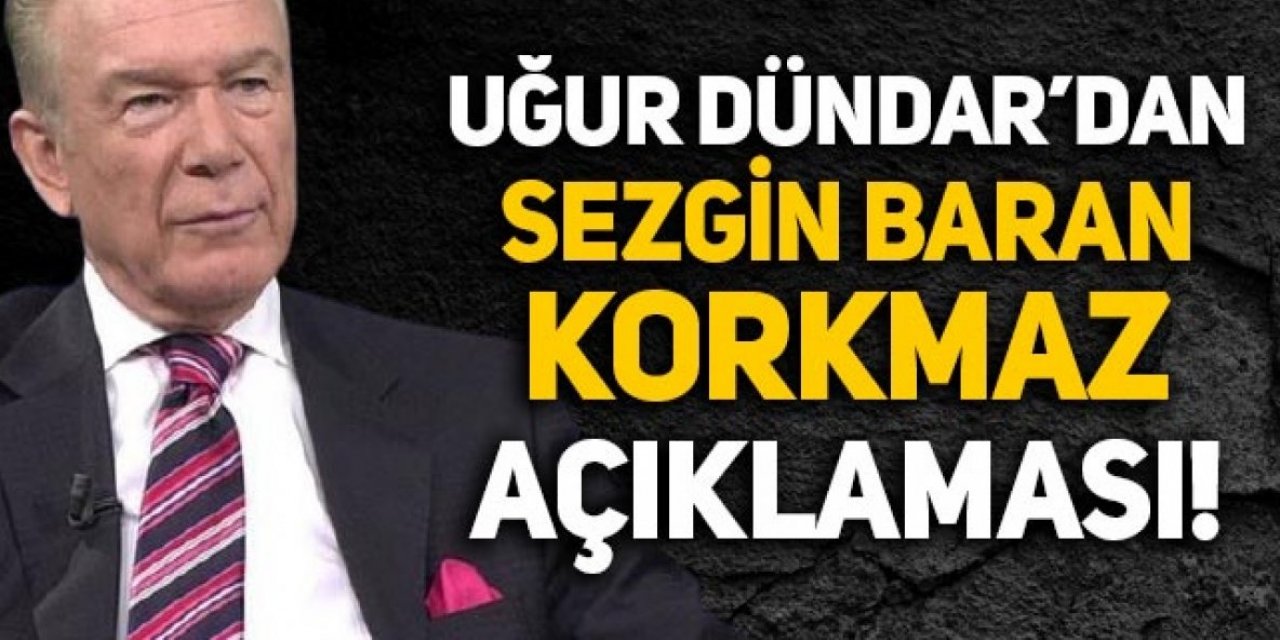 Uğur Dündar'dan uykuları kaçıracak Sezgin Baran Korkmaz paylaşımı