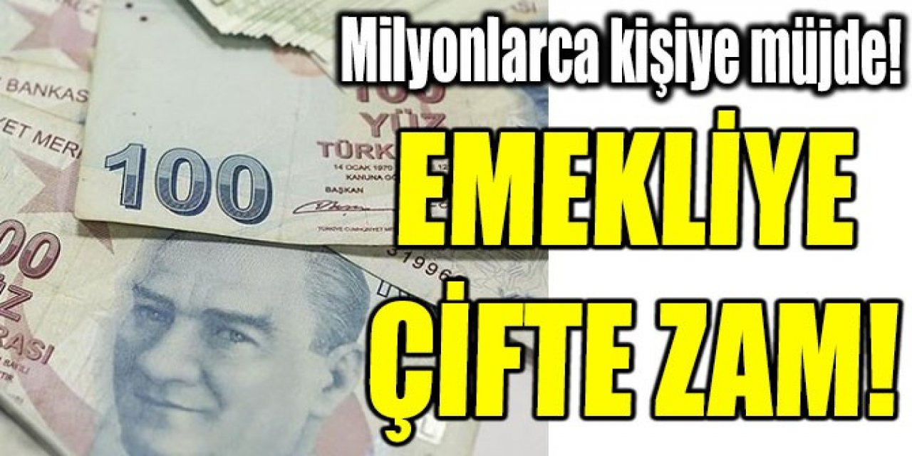 SSK ve Bağ-Kurlu Milyonlarca emekliye çifte zam geliyor! Canlı yayında beklenen haberi verdi