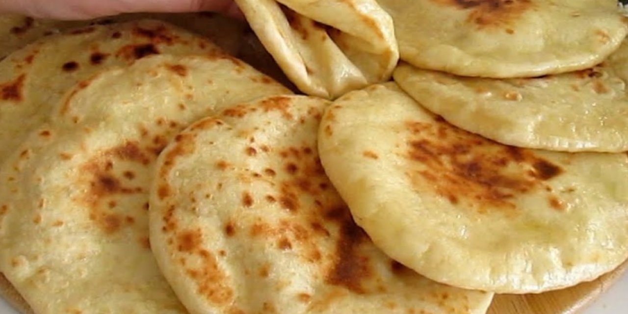 4 Su Bardağı Unla Yapılıyor, Günlerce Bayatlamıyor. Kolay Bazlama Tarifi