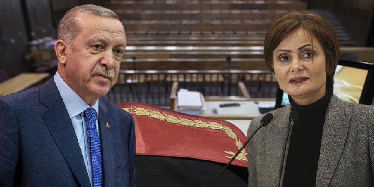 Erdoğan'ın Canan Kaftancıoğlu'na açtığı 500 Bin TL'lik Dava reddedildi.