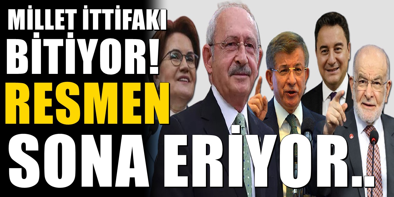 Halk TV'de ilan edildi: Millet İttifakı sona eriyor