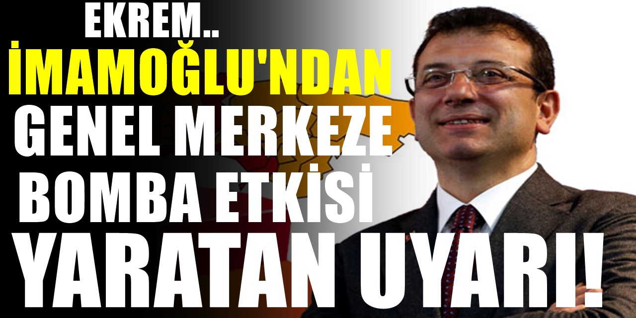 Ekrem İmamoğlu'ndan bomba seçim iddiası..