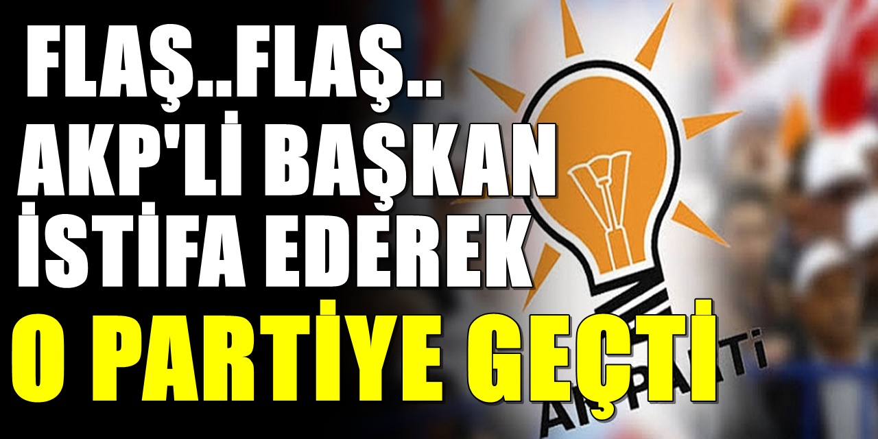 AKP'de bir isim daha partisinden ayrıldı