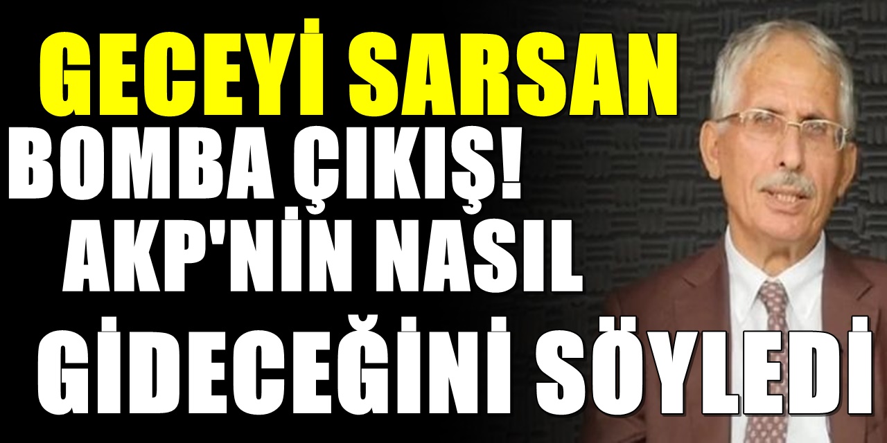 Ünlü Anketçi AKP'ye Kaybettirecek Formülü Açıkladı
