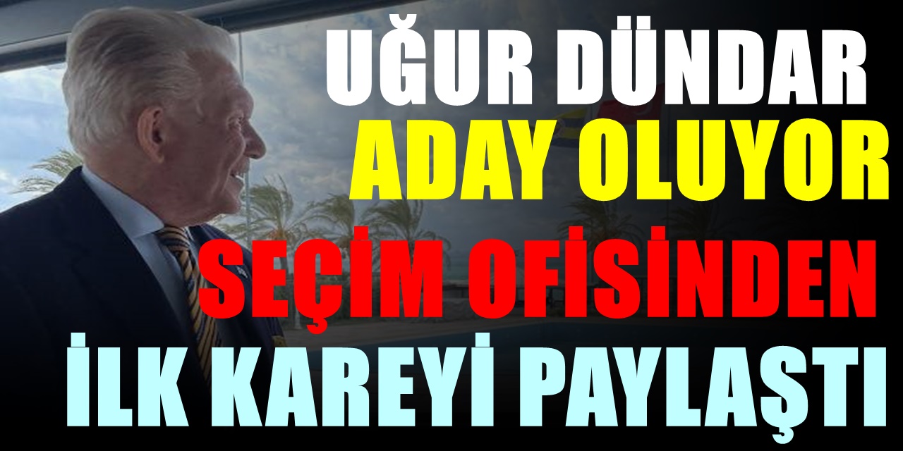 Adaylığını duyuran Uğur Dündar bu kez seçim ofisini paylaştı
