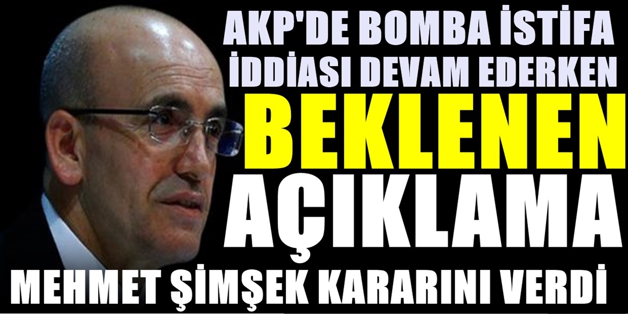 AKP'de sarsıcı istifa iddiası! İlk açıklama geldi
