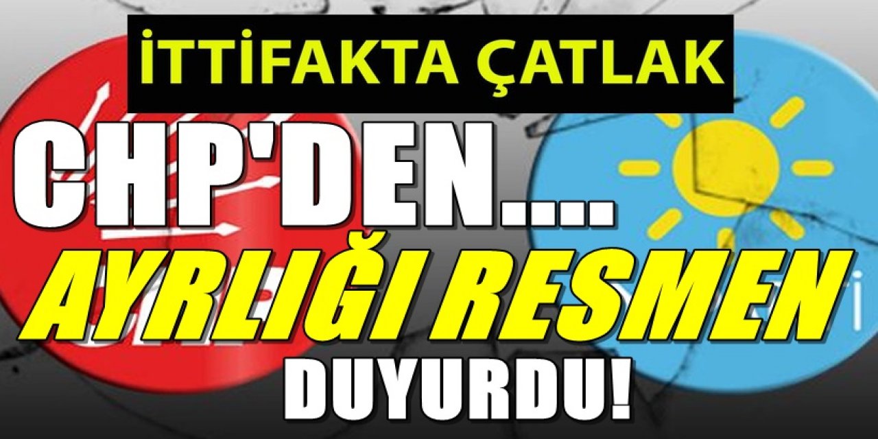 Millet İttifakı'ndan bir parti ayrılıyor