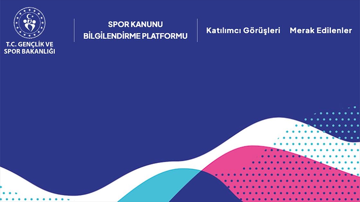 Bakanlık Yeni Spor Yasası İçin Web Sayfası Hazırladı
