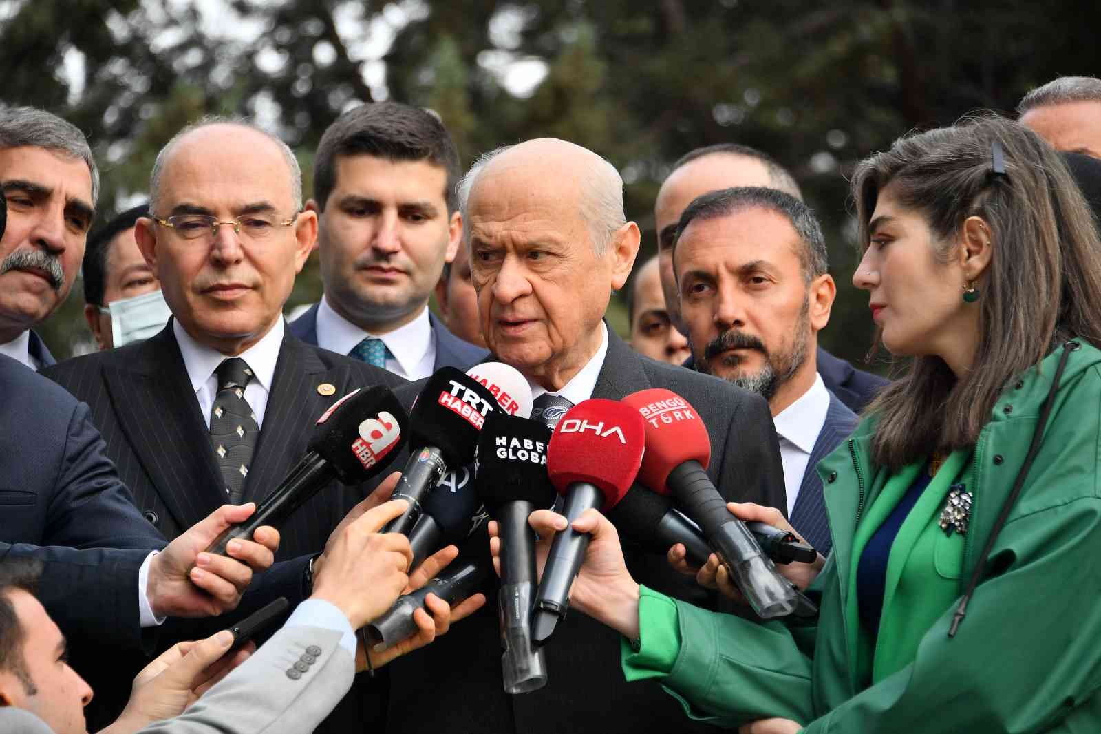 MHP lideri Devlet Bahçeli: ’6’lı Masa Bir Hikaye, Sonu Nasıl Bitecek Onu Bilemiyoruz’