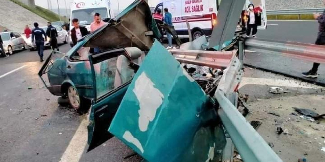 İzmir'in menemen ilçesinde kaza! 2 ölü 3 yaralı var