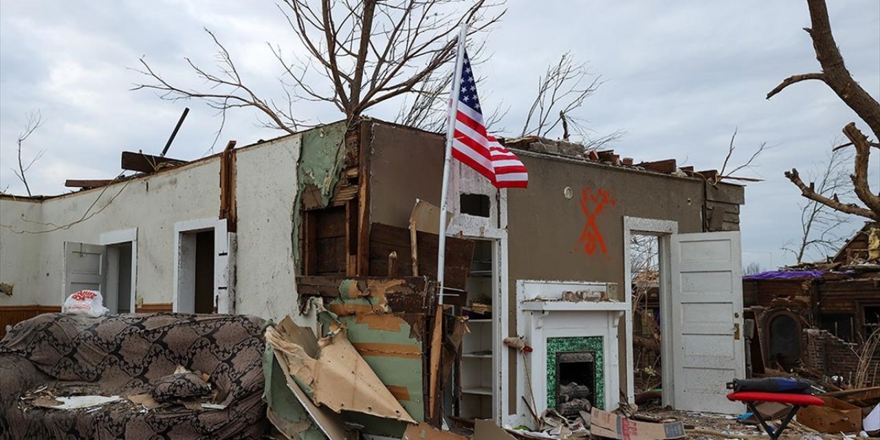 Texas ve Oklahama'da Meydana Gelen Hortum Geride Enkaz Bıraktı