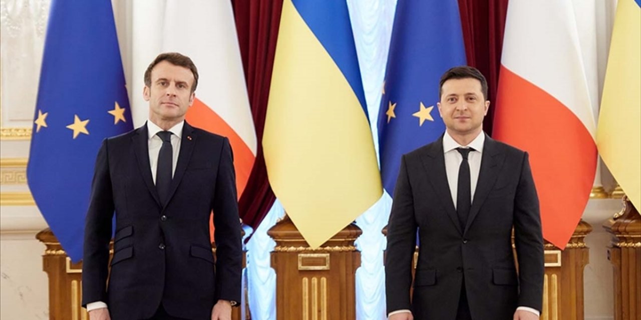 Macron'dan Zelenskiy'e Güvenlik Garantisi