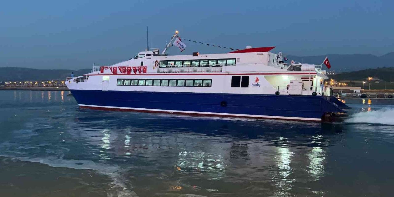Hatay-KKTC Arası Sefer Yapacak Deniz Otobüsü HADO, Yarın İlk Seferine Çıkıyor