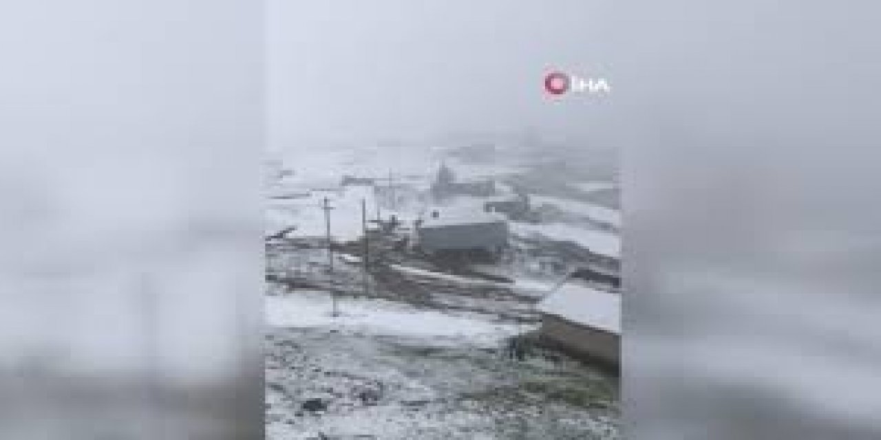 Mayıs Ayında Lapa Lapa Kar Yağdı