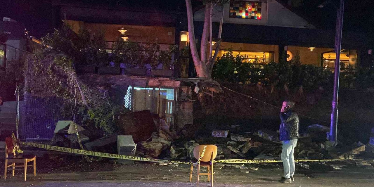 'Somer Şef'e Ait Lüks Restoranın İstinat Duvarı Çöktü: 1 Kişi Hayatını Kaybetti, 1 Kişi Yaralı