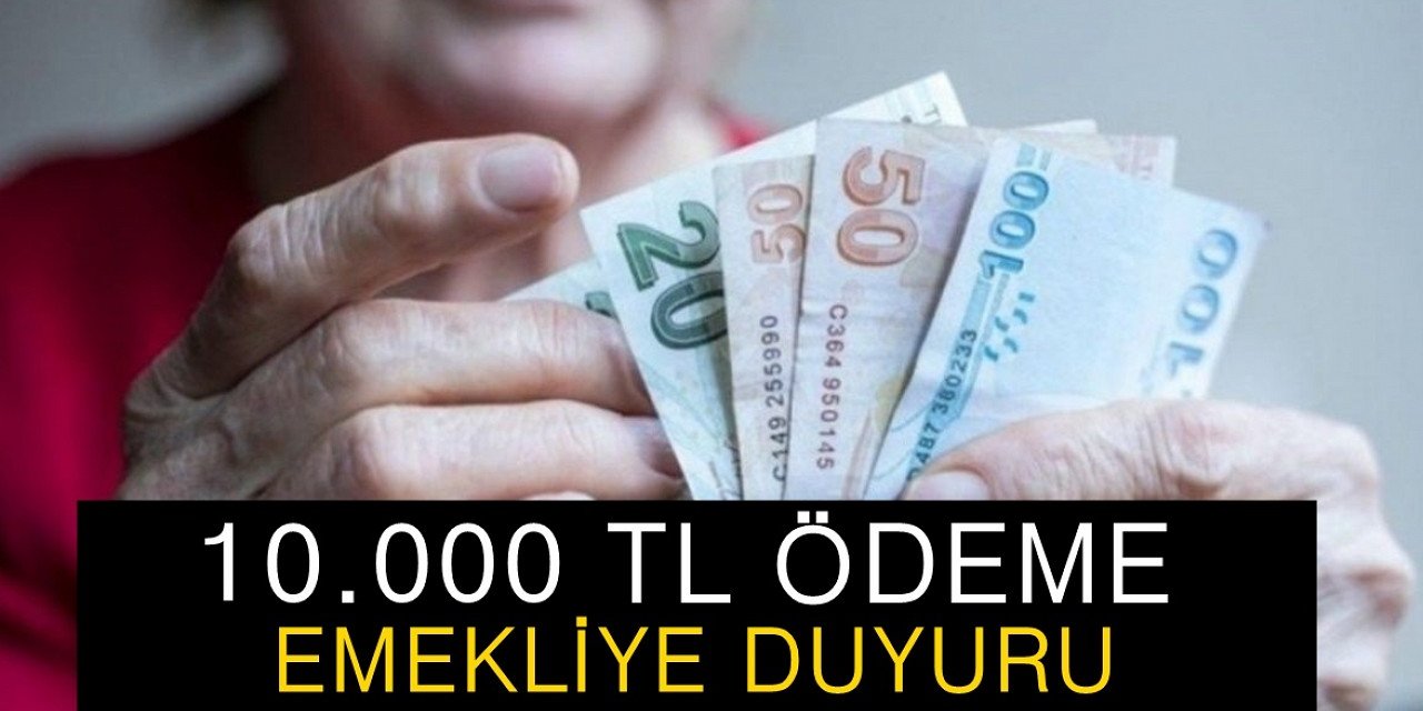 Garanti BBVA’dan emeklilere 10 bin TL anında nakit ödeme