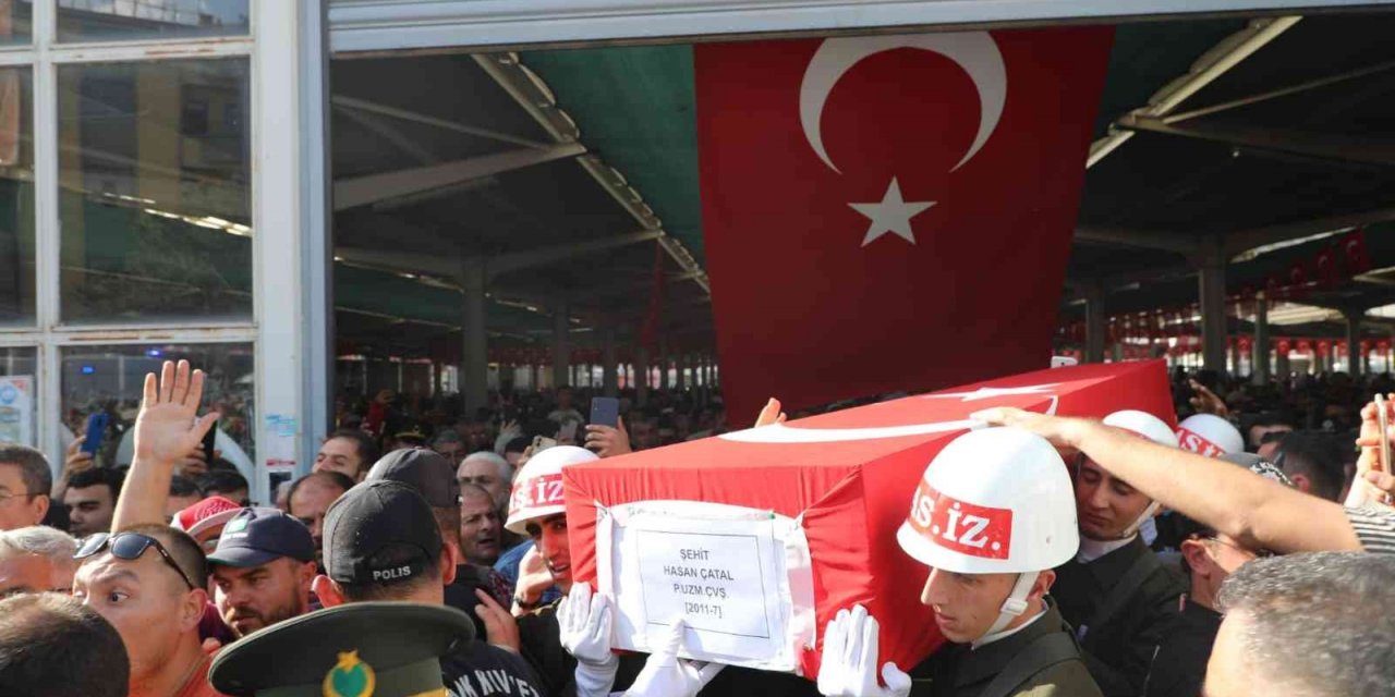 Konyalı Şehit Hasan Çatal Son Yolculuğuna Uğurlandı
