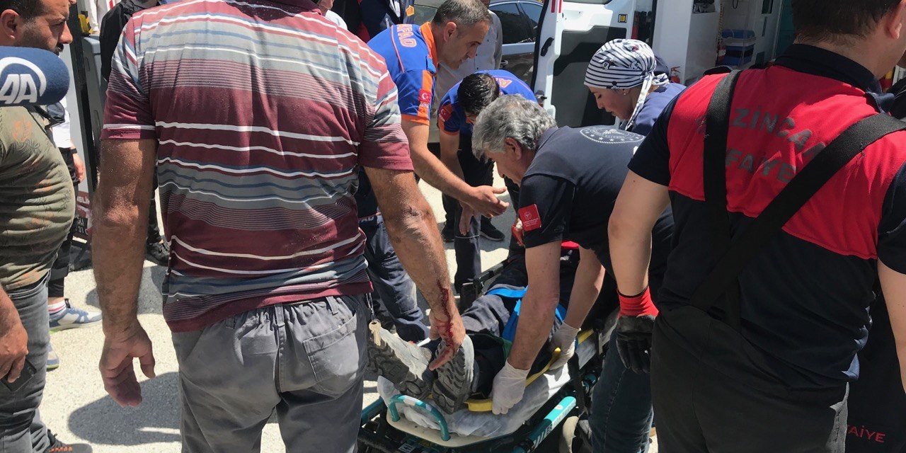 Erzincan’da Göçük: 2 Yaralı