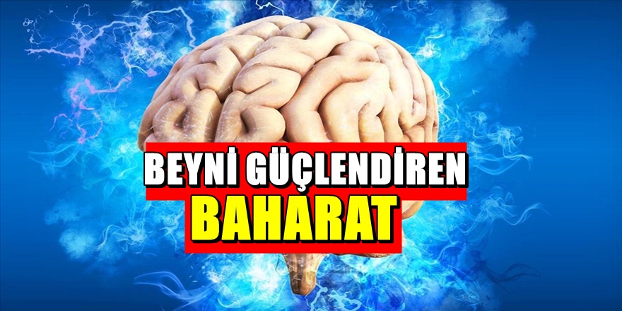 Güçlü hafızanın sırrı olan baharat yemeklere 1 tatlı kaşığı kadar eklemek yetiyor...