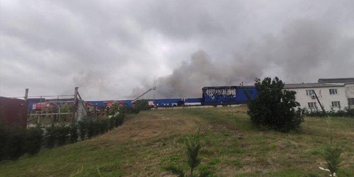 Kocaeli'de Kimya Fabrikasında Korkutan Yangın