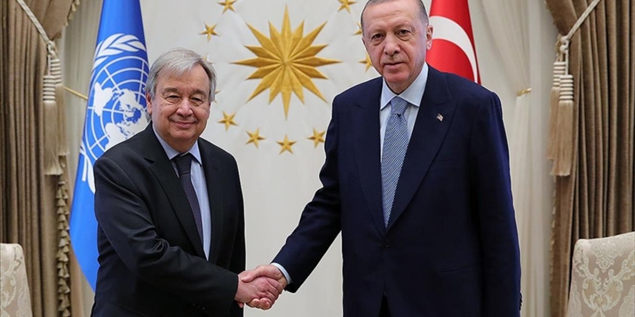 BM'den Cumhurbaşkanı Erdoğan ve BM Genel Sekreteri Guterres'in Görüşmesine İlişkin Açıklama