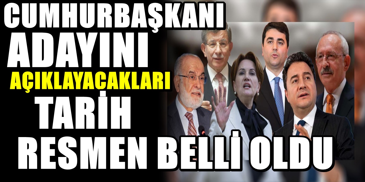Millet İttifakı adayını ne zaman açıklayacak belli oldu! Resmi karar