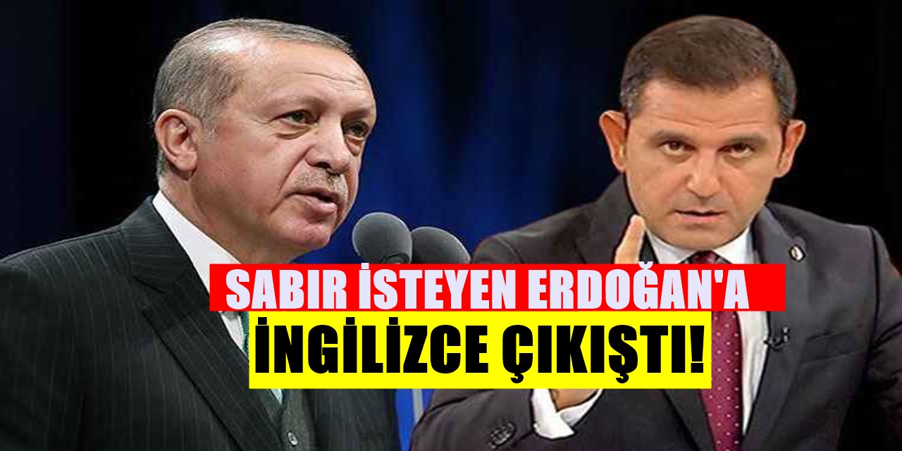 Fatih Portakal'dan Erdoğan'ı kızdıracak! Rest, Anlaşılan sabrı çok taştı