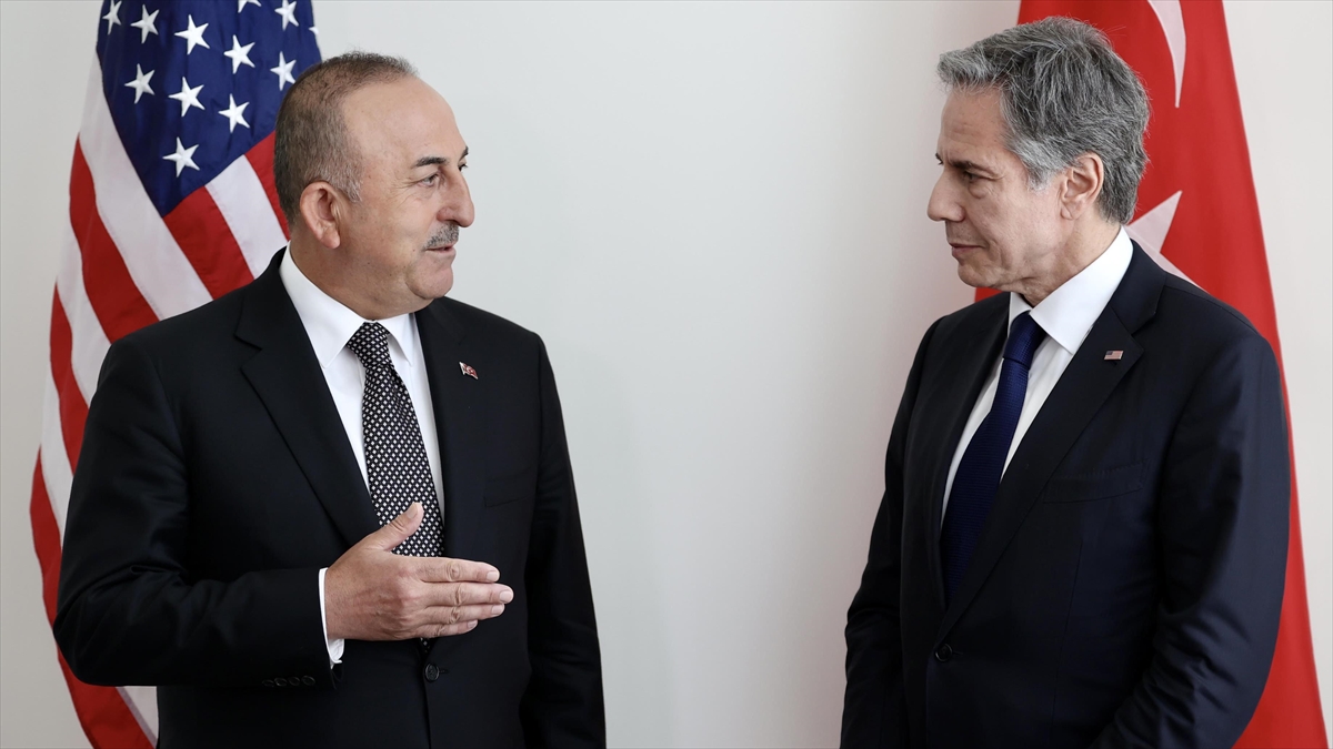 Çavuşoğlu, Abd'li Mevkidaşı Blinken İle Tahıl Nakliyesini Görüştü