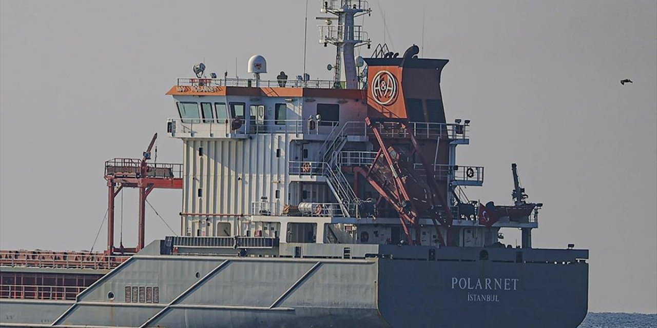 Ukrayna'dan Hareket Eden Mısır Yüklü Gemi 'polarnet'in Kaptanı Alibeyler Aa'ya Konuştu