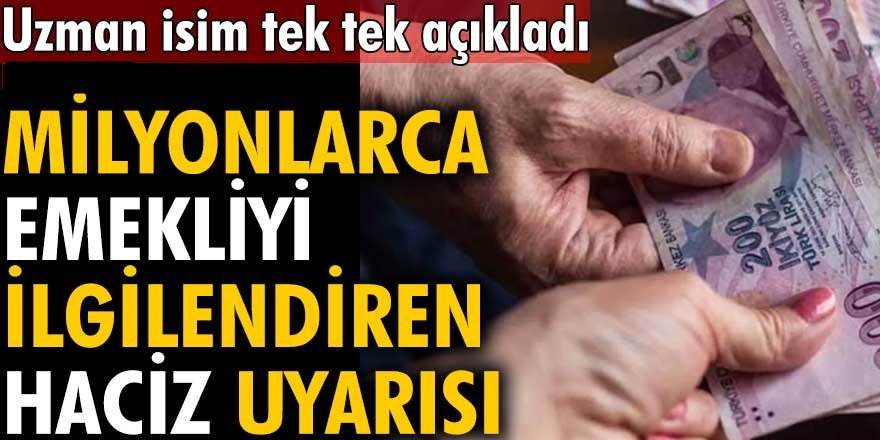 Binlerce emeklinin maaş promosyonunda haciz şoku!