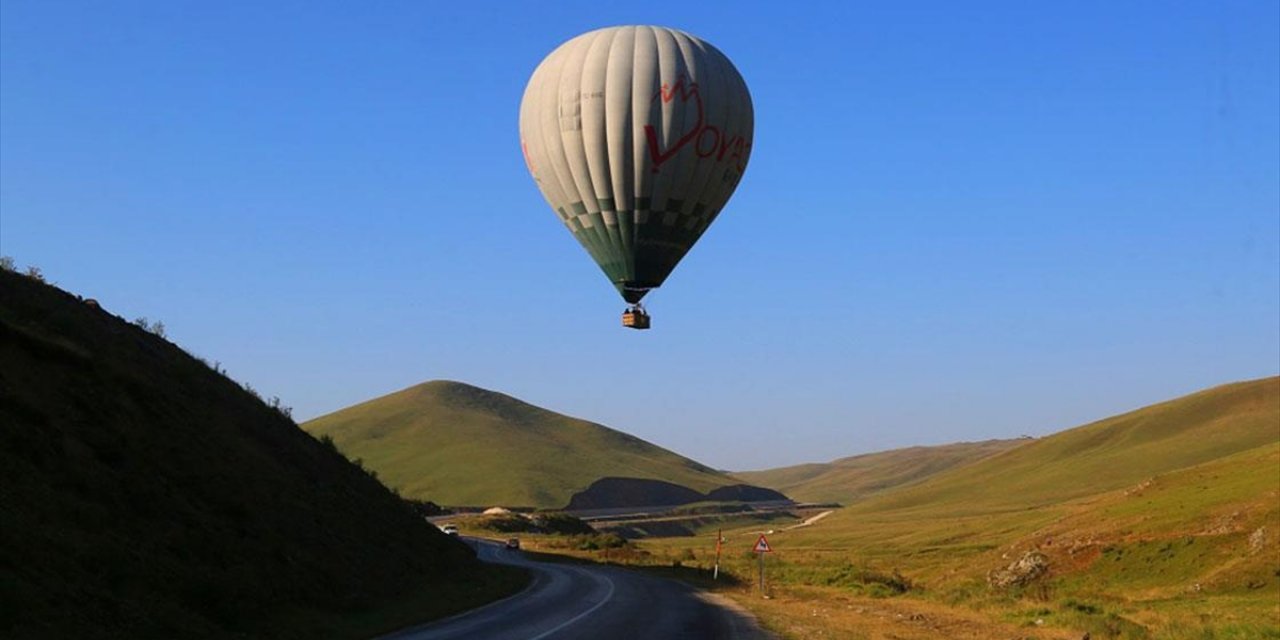 Ordu'da Yayla Turizmini Canlandırmak İçin Sıcak Hava Balonu Deneme Uçuşu Yapıldı