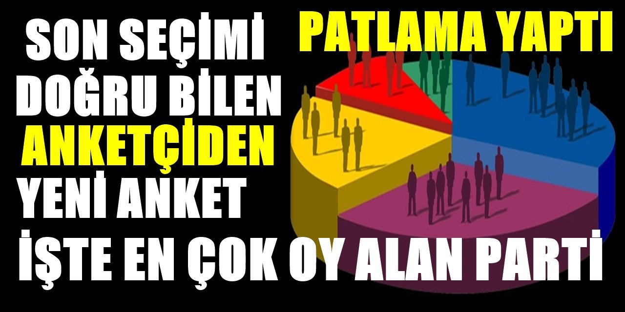 33 ilde yapılan dev anket! Türkiye'nin en çok oy olan 3 partisi belli oldu