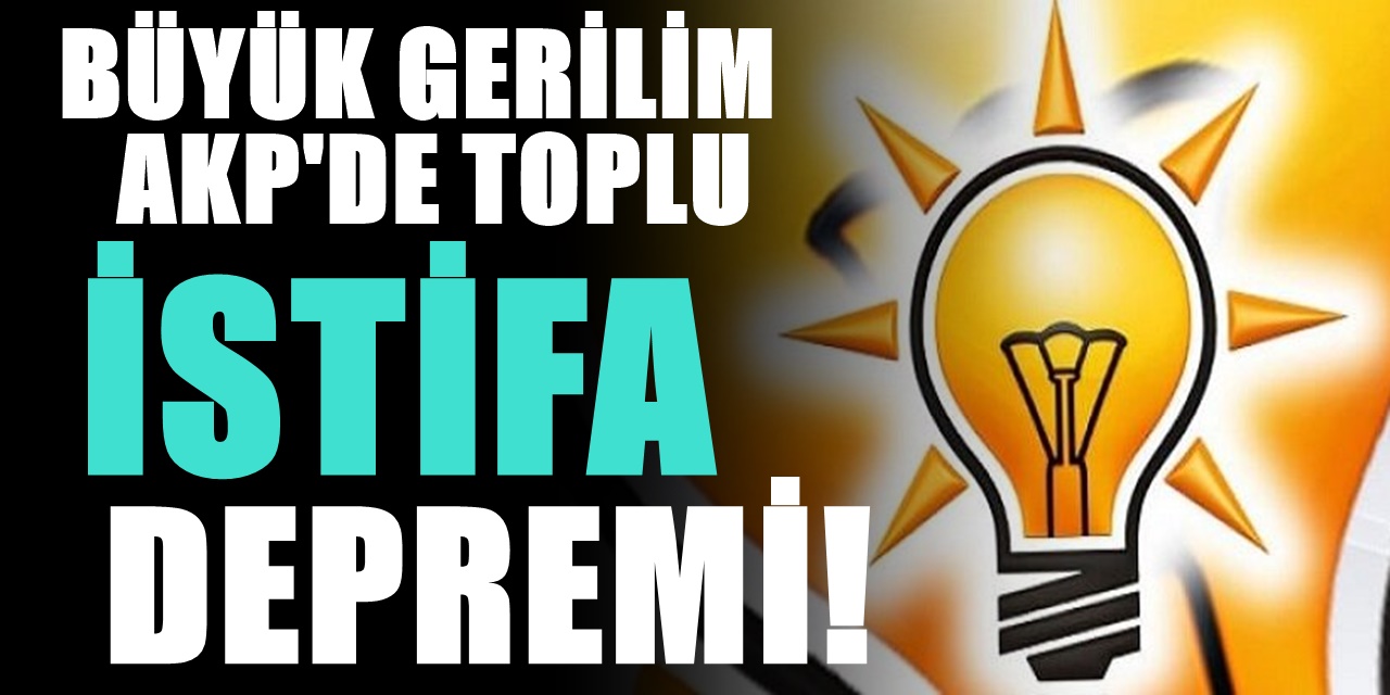 AKP'de istifa yağmuru! Zehir zemberek sözlerle ayrıldılar