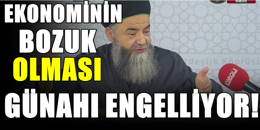 Cübbeli Ahmet Hoca'dan ekonomi yorumu: Fahişelere de zam geliyordur herhalde, her şeye zam geliyorsa senin de bu günaha bulaşma riskin azalıyor
