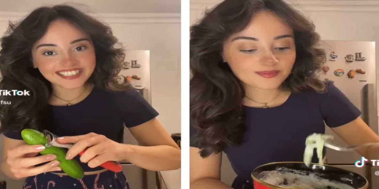 TikTok'ta milyonların beğenisini kazanan salata tarifi! Tek malzemeli enfes salata...