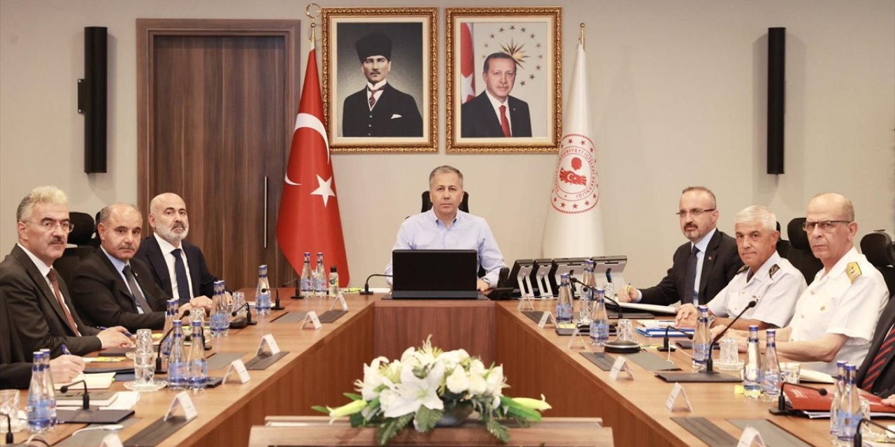 İçişleri Bakanlığı'nda Güvenlik, İstihbarat Ve Koordinasyon Toplantısı Gerçekleştirildi