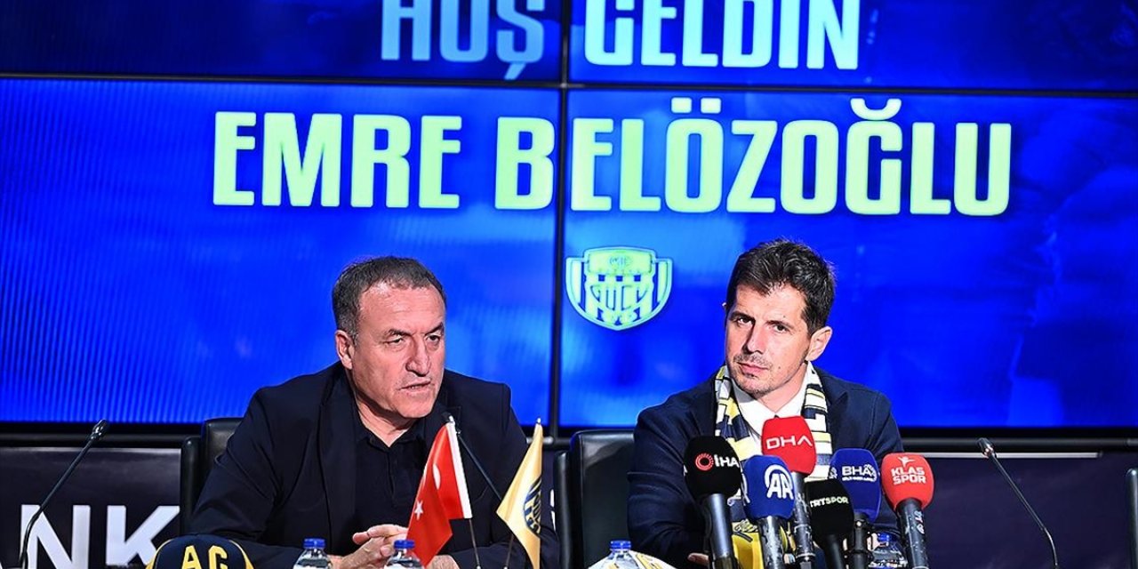 Mke Ankaragücü, Teknik Direktör Emre Belözoğlu'yla 2 Yıllık Sözleşme İmzaladı