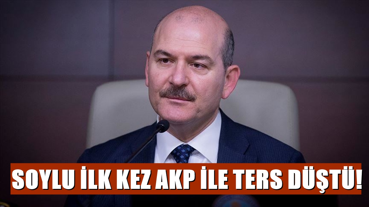 Böylesi ilk oldu! Eski bakan Süleyman Soylu, partisi AKP ile ters düştü