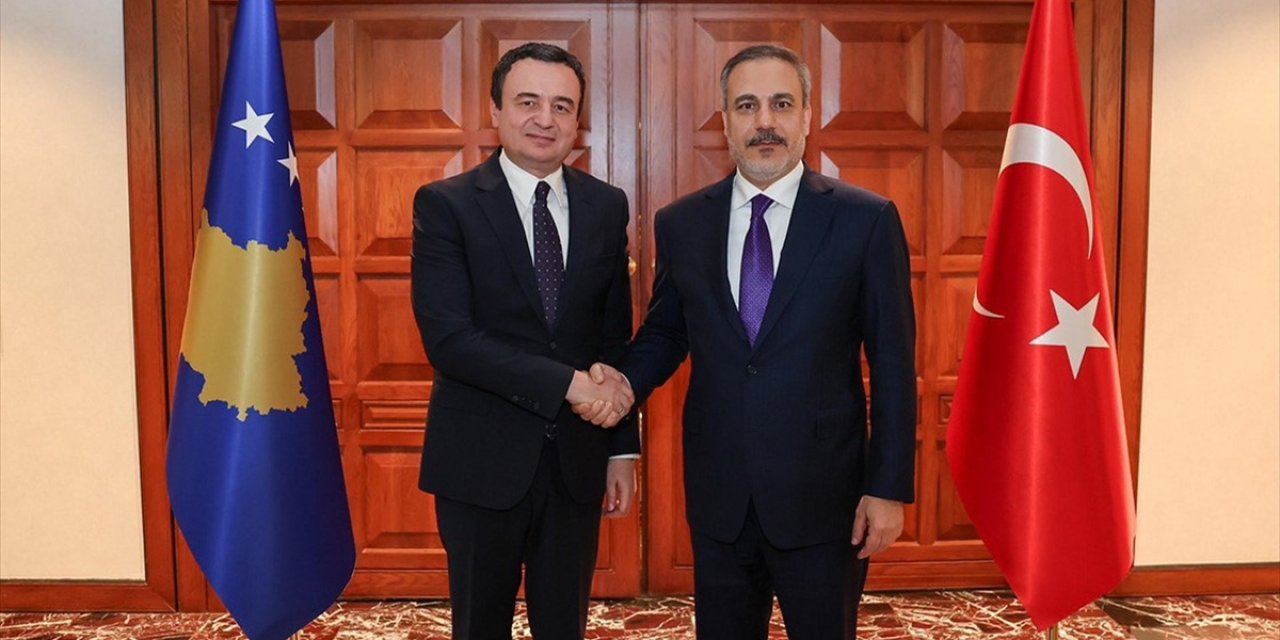 Dışişleri Bakanı Fidan ile Kosova Başbakanı Kurti bir araya geldi
