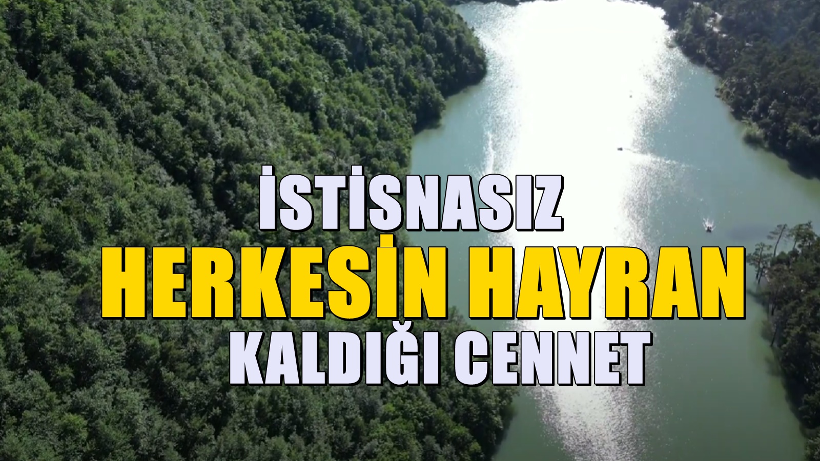 Gören İzmir veya Antalya sanıyor! Oysa Ankara'nın dibindeki cennet köşeymiş