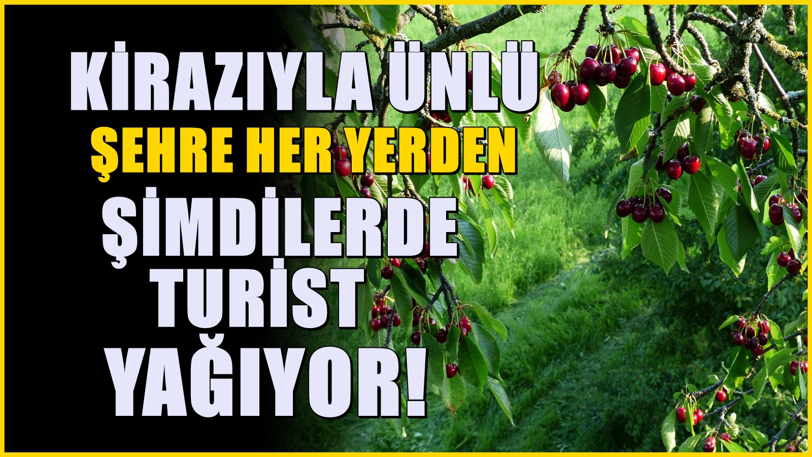 Eskiden kirazıyla ünlüydü şimdilerde tatilcilerin gözdesi oldu! Herkesin ziyaret ettiği şehir