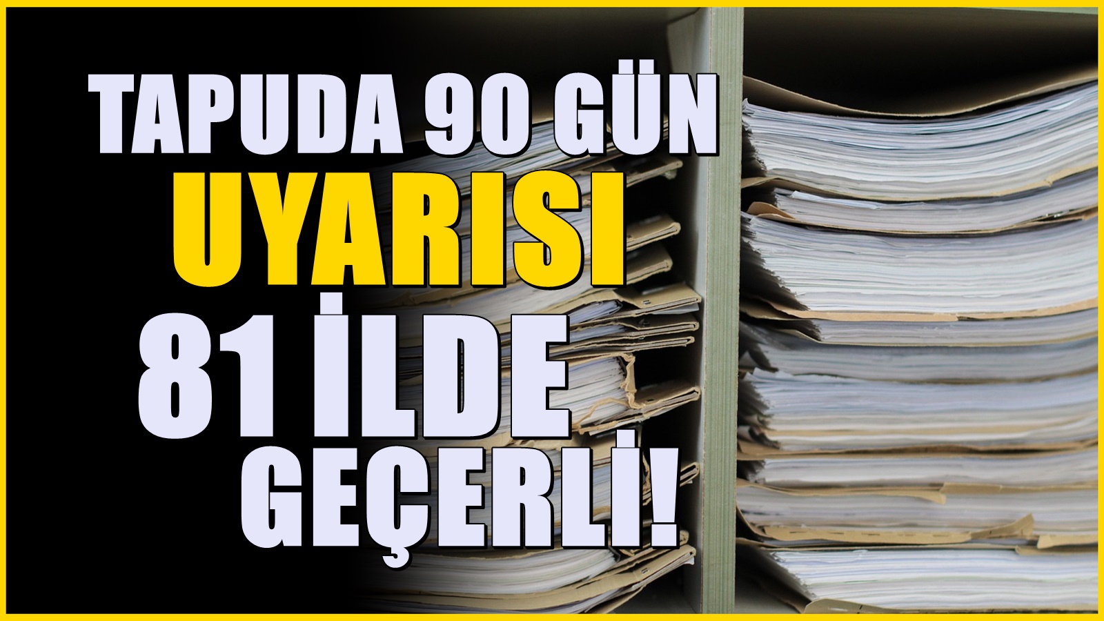 Hisseli tapuda yeni dönem! Geri sayım başladı, 90 gün kuralı getirildi