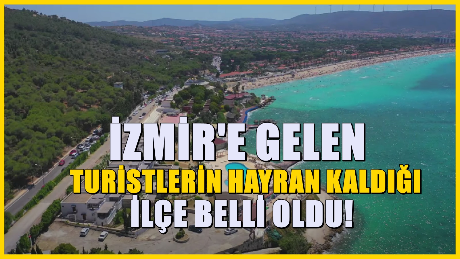 İzmir'e gelen turistlerin ayrılmak istemediği yer! Maldivler kadar güzel...