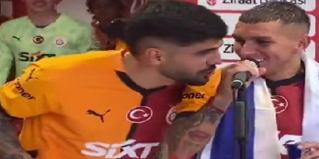 Mikrofonu eline alan Torreira: Okan Buruk istifa