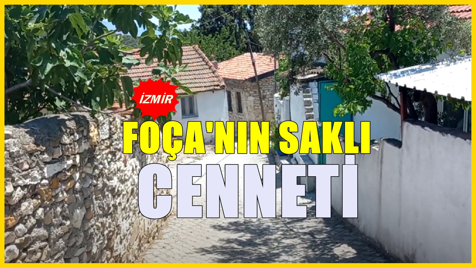 İzmir'e bağlı Foça'nın saklı köşesi ortaya çıktı! Gelenler rüya gibi ortam diyor