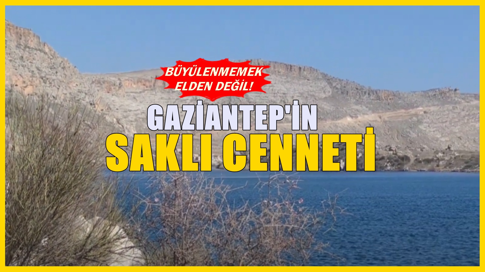 Gaziantep'in Saklı Cenneti: Gelen herkesin hayran kaldığı yer